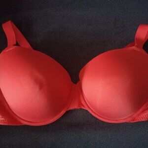 NEW DKNY Women's Stretch Bra Size 40DD / 40E -RED